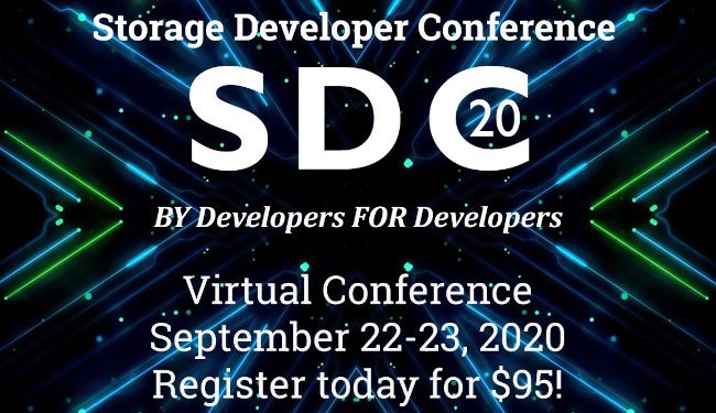 Storage Developer Conference 2020