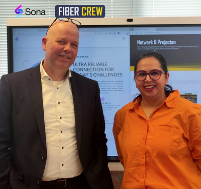 Sona en De Fiber Crew kondigen samenwerking aan