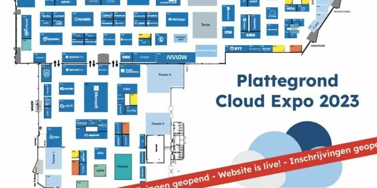 Cloud Expo 2023 plattegrond