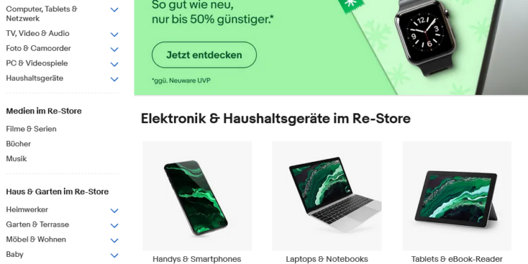 ebay re-store duitsland