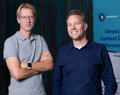 Rick van Schaik van Gamma en Gerben Hoogwerff Kroon van ROGER365.io-400