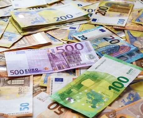 euro geld omzet