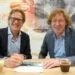 Ondertekenen samenwerking Charles Stork en Jeroen Nauta