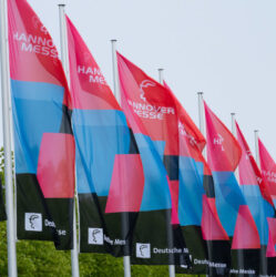 HANNOVER MESSE 2024, ..Flaggen