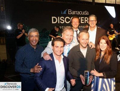 BusinessCom wint Barracuda Distributor of the Year 2026