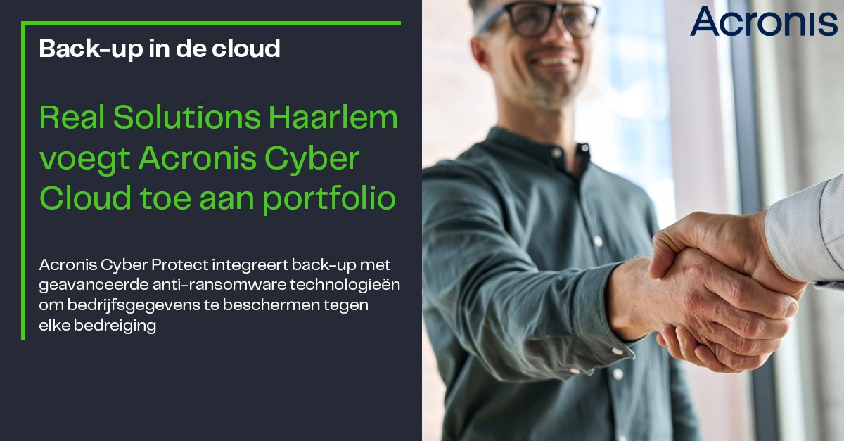 Real Solutions Haarlem x Acronis