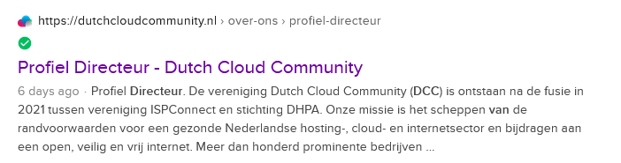 Screenshot 2022- directeur van DCC