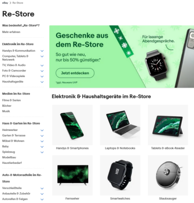ebay re-store duitsland