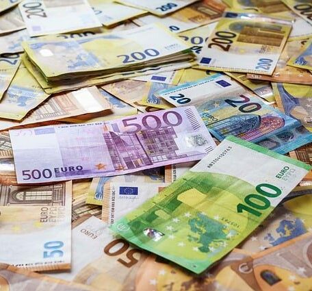euro geld omzet