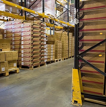 magazijn distributeur dozen