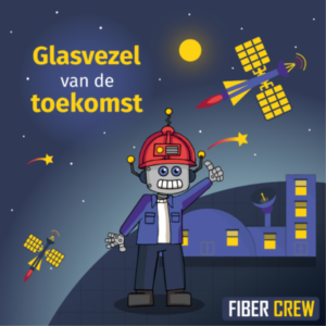Glasvezelnetwerk van de toekomst (illustratie)